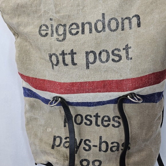 Stash Co Dutch vintage mail canvas backpack - Picture 4 of 8